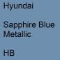 Preview: Hyundai, Sapphire Blue Metallic, HB.